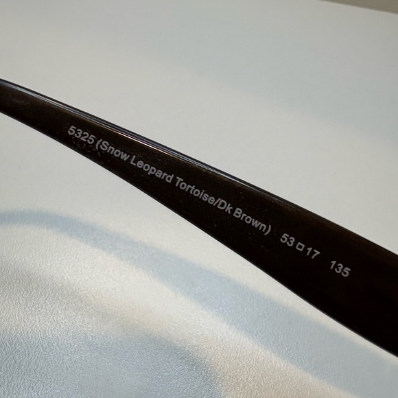 COACH EYEGLASSES HC6070/5325 (Snow Leopard Tortoise/Dk Brown) 53•17•135 - Picture 9 of 11